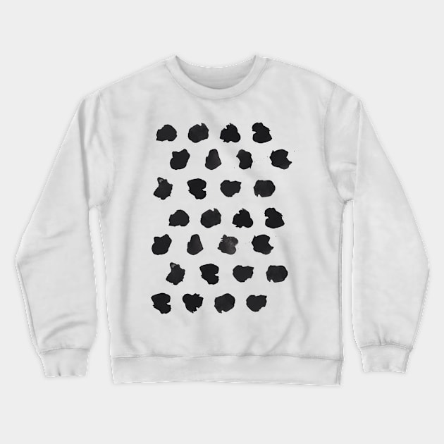 Watercolor dot illustration Crewneck Sweatshirt by tamaramilakovic